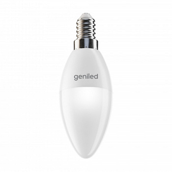 Лампа светодиодная E14 C37 6Вт 4000K 90Ra Geniled Лампа светодиодная E14 C37 6Вт 4000K 90Ra Geniled