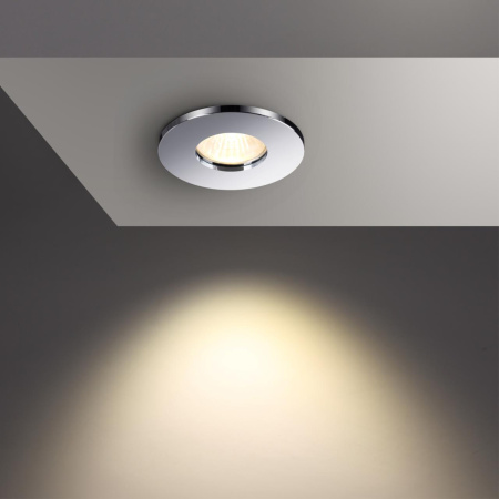 Св-к встр.влагозащ.IP44 GU10 50W 220V AQUA хром NOVOTECH