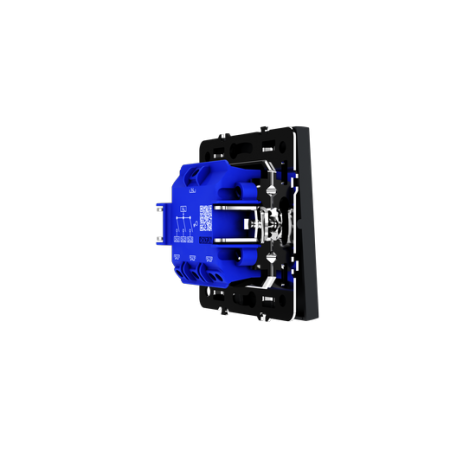 Выключатель встраиваемый Voltum S70 трехклавишный 10А, (графит)
