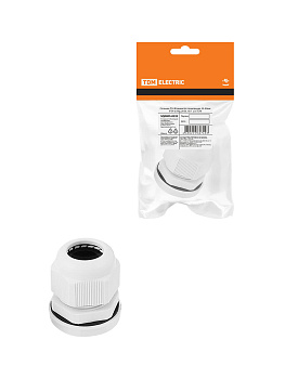 Сальник PG 48 диаметр проводника 34-44мм IP54 в инд. упак. по 1 шт. TDM