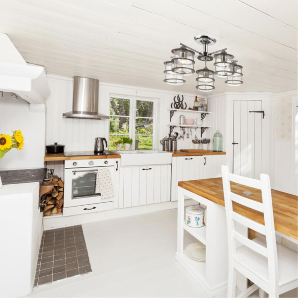 Люстра потолочная E27 5*60W 220V ROTONDUM хром LUMION