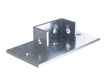 Крепление к потолку для двойного С-образного профиля 41х41, INOX 304 DKC