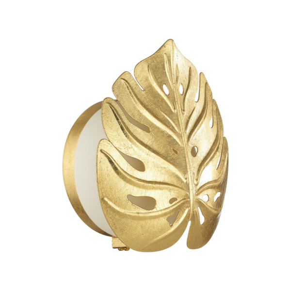 Бра G9 2*5W JUNGLE золотистый/белый/стекло ODEON LIGHT