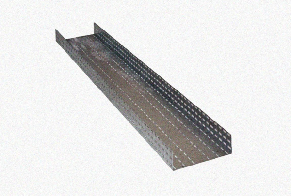 Лоток перфорированный ЛМ 400х100х3000 УТ1,5, оцинкованный лист S1,5