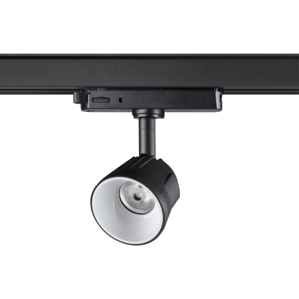 Трехфазный трековый св/д св-к IP20 LED 4000K 10W 100-265V черный/белый KNOF NOVOTECH