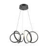 Подвесной светильник LED 52Вт Черный IP20 Curve MOD241PL-L60BK Maytoni