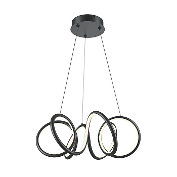 Подвесной светильник LED 52Вт Черный IP20 Curve MOD241PL-L60BK Maytoni