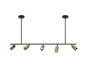 Люстра Кайко черный/бронза GU10 50Вт Kink Light