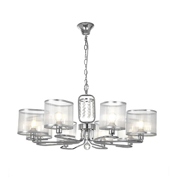 Люстра 8*E14 40Вт Хром IP20 Elin FR5016PL-08CH Freya