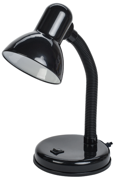 LIGHTING Светильник настольный 1002 на подставке Е27 черный IEK