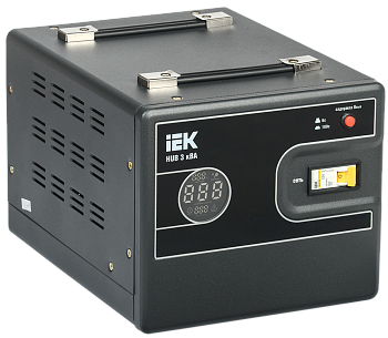 Стабилизатор напряжения переносной HUB 3кВА IEK