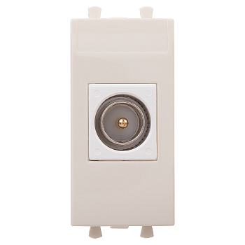 Розетка TV одиночная модульная, "Avanti", "Ванильная дымка", 1 модуль DKC