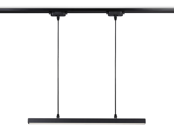 Светильник светодиодный трековый GL6787 BK черный LED 24W 4200K 600*22*1025 Ambrella Light