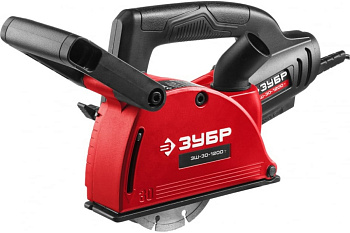 Штроборез (бороздодел), ЗШ-30-1200 Т, 30 мм, 125 мм диск, 1200 Вт ЗУБР