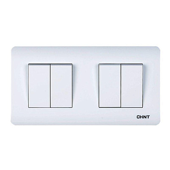 Выключатель 4-клавишный проходной 10А 250В CHINT