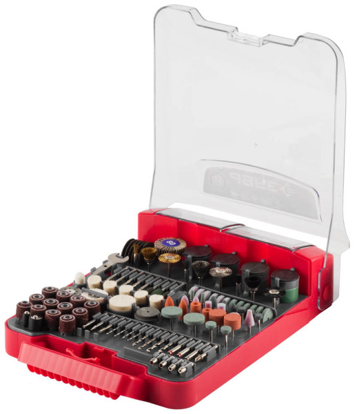 Набор мини-насадок для гравировальных машин, 238 предметов ЗУБР