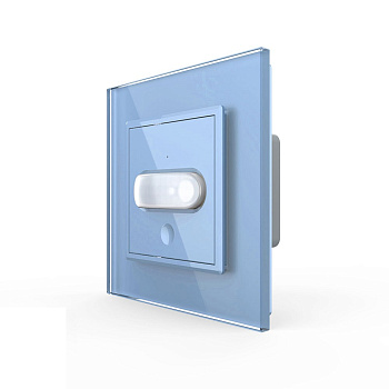 Датчик движения с сенсорным выключателем Синий Livolo