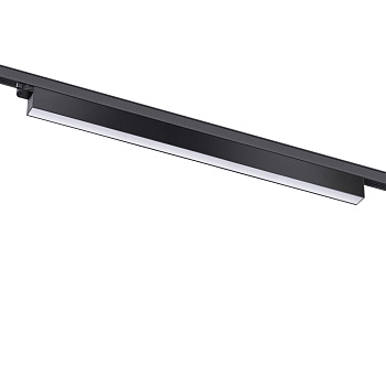 Св-к трехфазный трековый св/д IP20 LED 4000K 40W 220V ITER черный NOVOTECH