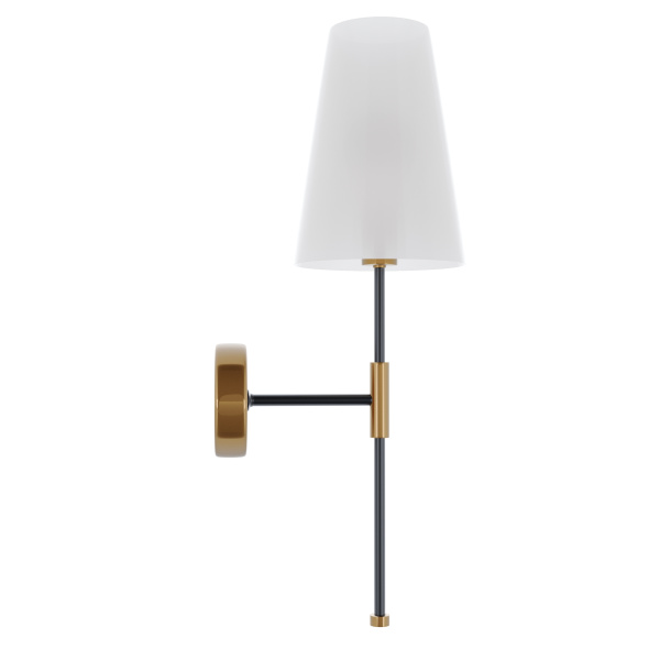 Настенный светильник (бра) 1*E14 40Вт Черный и Латунь IP20 Tida FR5196WL-01BBS Freya