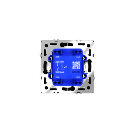 Выключатель встраиваемый Voltum S70 двухклавишный 10А, (графит)