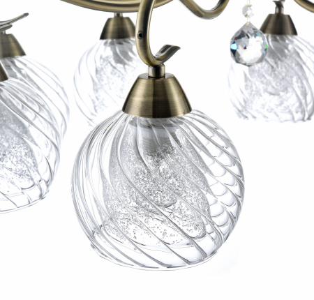 Потолочный светильник 8*E14 40Вт Бронза IP20 Nella FR2662-PL-08-BZ Freya