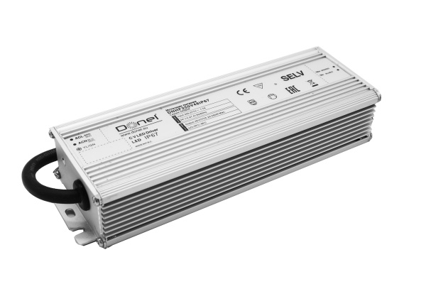 Donel, блок питания,250Вт,DC48В, 5,21A,IP67,L199*63*37мм, серия DN8HF