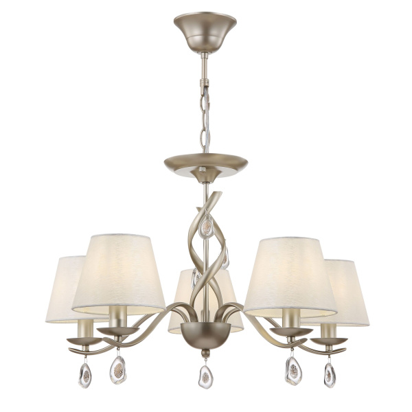 Люстра 5*E14 40Вт Матовое Золото IP20 Monique FR2001PL-05G Freya