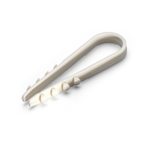 Дюбель-хомут (нейлон) ДХ 19-25 (б) (100шт) (Fortisflex) КВТ