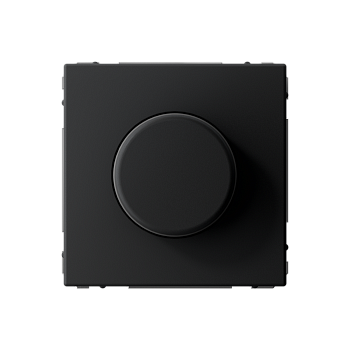 ARTGALLERY СВЕТОРЕГУЛЯТОР (диммер) повор-нажим, LED, RC, 400Вт, механизм, КАРБОН Systeme Electric