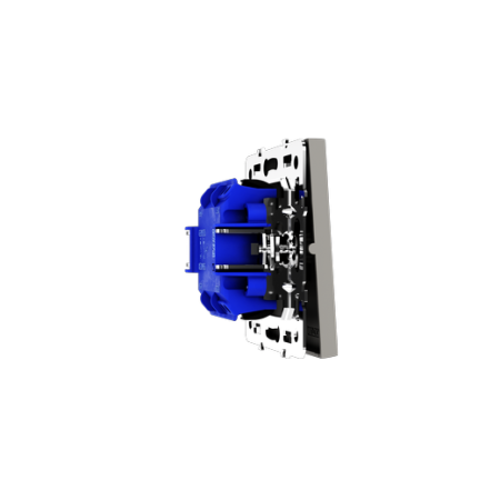 Выключатель встраиваемый Voltum S70 двухклавишный 10А, (кашемир)