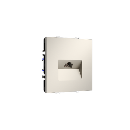 Розетка компьютерная встраиваемая Voltum S70 RJ45 КАТ.6, (кашемир)