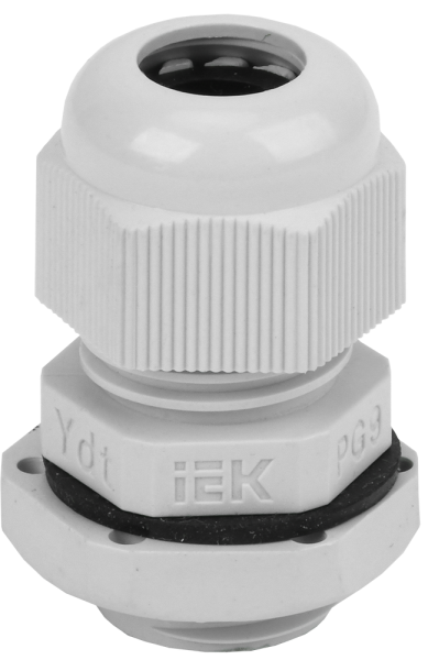 Сальник PG 9 диаметр проводника 6-7мм IP54 IEK