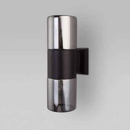 Уличный настенный светильник 2*E27 черный IP54 Roil (a055636) Elektrostandard