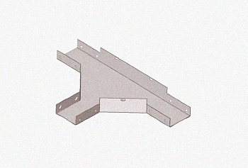 Лоток тройниковый глухой ОТГ 200х50 УХЛ1, оцинкованный лист S1,0
