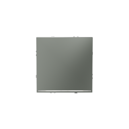 Проходной переключатель встраиваемый Voltum S70 одноклавишный с подсветкой 10А, (титан)