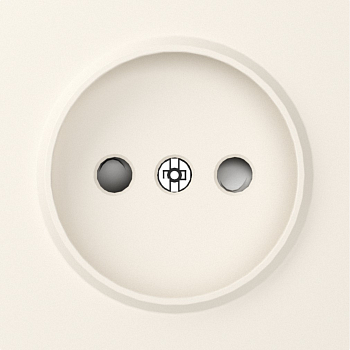 Donel A07 матовый кремовый накладка для розетки без заземления, со шторками 16A 250 В~,серия DB