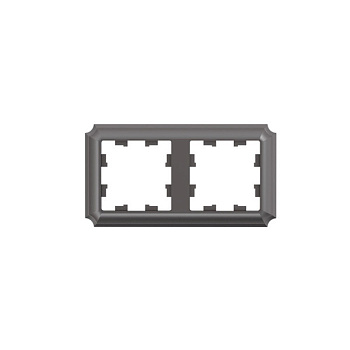 ATLASDESIGN ANTIQUE 2-постовая рамка, универсальная, мокко Systeme Electric