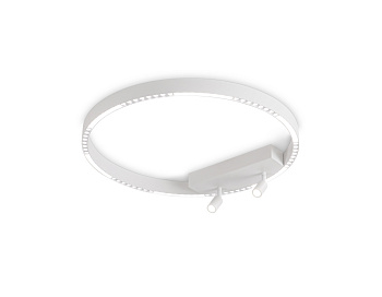 Светильник потолочный светодиодный FL5807/1+2 WH белый 40W 3000K/4200K/6400K D600*95 (без ПДУ) Ambrella Light