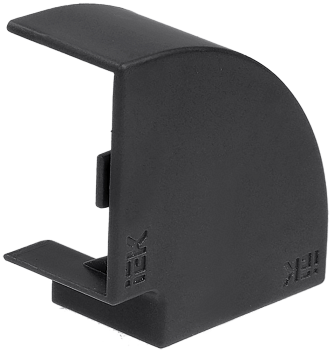 ELECOR Поворот 90град КМП 20х10 черный (4шт/компл) IEK