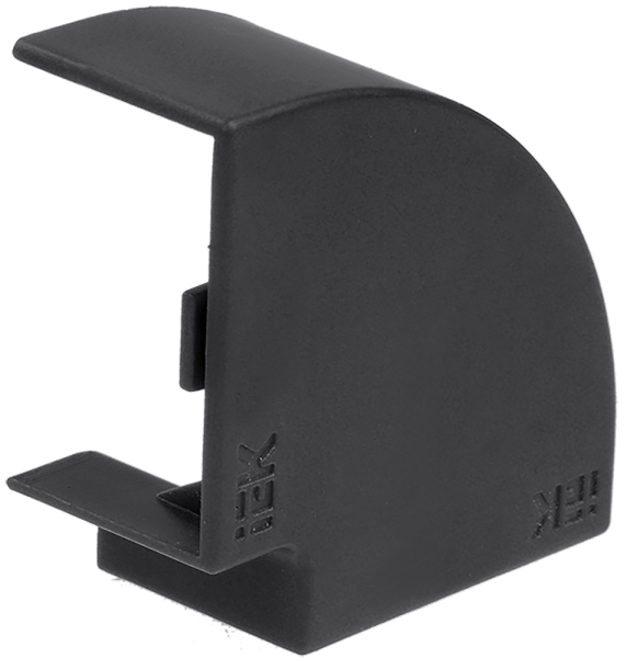 ELECOR Поворот 90град КМП 20х10 черный (4шт/компл) IEK