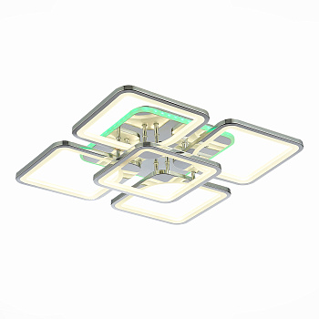 Светильник потолочный Хром/Белый LED 1*170Вт RGB 10Вт 3000-6000К SLE500412-05RGB EVOLED
