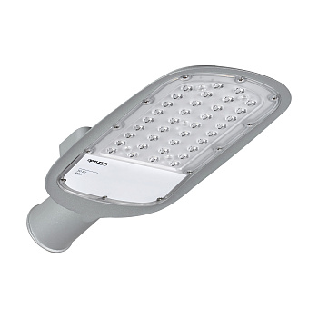 29-01 Светильник светодиодный, уличный, консольный 30Вт, 230/50Гц, 3300лм, 5000К, IP65, КСС "Ш", 380*172*65мм, Ф50мм, серый Apeyron