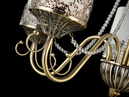 Люстра 5*E14 60Вт Бронза IP20 Sherborne FR2563-PL-05-BZ Freya