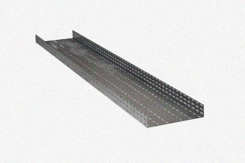 Лоток глухой ЛМГ 75х65х3000 УХЛ1, оцинкованный лист S1,5