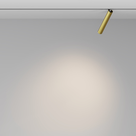 Трековый светильник LED 6Вт Черный и Латунь IP20 Magnetic track system Exility TR141-2-6W3K-M-BS Technical Maytoni