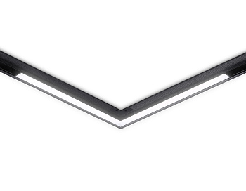 Светильник светодиодный угловой для шинопровода Magnetic GL3982 BK черный IP20 24W 4200K 48V 300*300*45 Ambrella Light