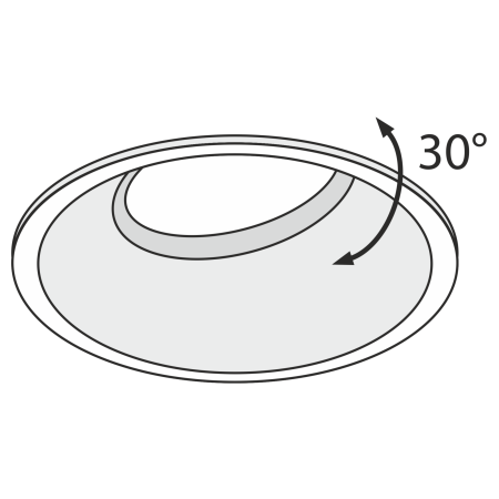Встраиваемый светильник 1*GU10 50Вт Черный IP20 Dot DL028-2-01B Technical