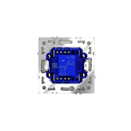 Перекрестный переключатель встраиваемый Voltum S70 одноклавишный 10А, (сталь)