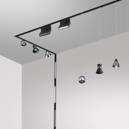 Трековый св-к для низков.шинопровода IP20 LED 4000K 12W 48V FLUM белый E NOVOTECH