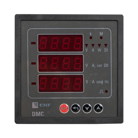 Цифровой измерительный прибор комбинированный DMC на панель 96x96 (квадратный вырез) PROxima EKF